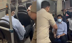 Minister Byrathi Suresh conducts surprise reality check on BMTC bus services