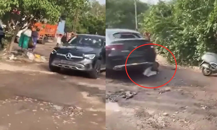 Viral Video: ಮರ್ಸಿಡಿಸ್ ಕಾರು ಮೈಮೇಲೆ ಹರಿದರೂ ಕ್ಷಣಾರ್ಧದಲ್ಲೇ ಎದ್ದು ನಡೆದ ವ್ಯಕ್ತಿ! 