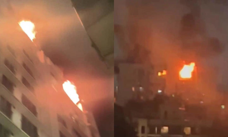 Two killed, six injured in fire at multi-storey building in Mumbai