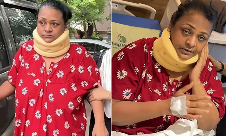 ಅತಿಯಾಗಿ ಮೊಬೈಲ್‌ ಬಳಸಿ ಕುತ್ತಿಗೆ ನೋವು: ಸರ್ಜರಿಗೆ ಒಳಗಾಗಿ ಕಣ್ಣೀರಿಟ್ಟ ಖ್ಯಾತ ನಟಿ ಶಕೀಲಾ.!