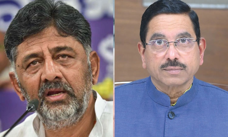 'ಧೈರ್ಯವಿದ್ದರೆ ಸಾಬರ ಟೋಪಿಗೆ ಜಾಲರಿ ಟೋಪಿ ಎನ್ನಲಿ..': ಡಿಕೆಶಿ ವಿರುದ್ದ ಜೋಶಿ ವಾಗ್ದಾಳಿ