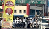 Youth Congress workers show black flags to Union Minister Somanna in Shivamogga over SIR