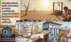 ಬರ ಬೆನ್ನಲ್ಲೇ ರಾಜ್ಯದಲ್ಲಿ ಕುಡಿಯುವ ನೀರೂ ವಿಷಕಾರಿ