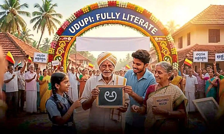 Literate District: ಉಡುಪಿ ಸಂಪೂರ್ಣ ಸಾಕ್ಷರತ ಜಿಲ್ಲೆಯಾಗಿ ರಾಜ್ಯ ಸರಕಾರದ ಘೋಷಣೆ