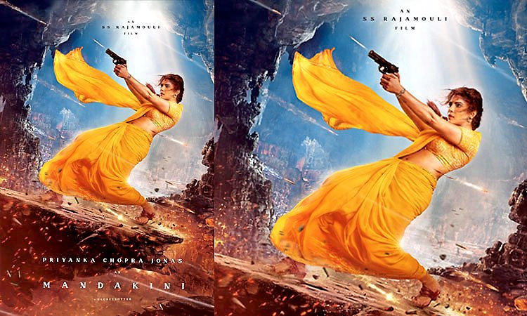 SSMB29: ರಾಜಮೌಳಿ– ಮಹೇಶ್‌ ಚಿತ್ರಕ್ಕೆ ʼಮಂದಾಕಿನಿʼ ಆದ ಪ್ರಿಯಾಂಕಾ - ಪೋಸ್ಟರ್‌ ವೈರಲ್