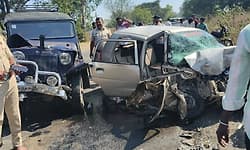 ಚಿತ್ತಾಪುರ: ಕಾರು- ಜೀಪ್ ಡಿಕ್ಕಿ; ಓರ್ವ ಮೃತ್ಯು; ಆರು ಮಂದಿಗೆ ಗಂಭೀರ ಗಾಯ