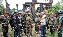 ಕಾಂಬೋಡಿಯಾದಲ್ಲಿ ಹಿಂದೂ ದೇವಾಲಯಕ್ಕೆ ಹಾನಿ: ಭಾರತ ಕಳವಳ