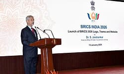 ಬ್ರಿಕ್ಸ್‌ 2026 ಲೋಗೋ, ವೆಬ್‌ಸೈಟ್‌ ಬಿಡುಗಡೆ ಮಾಡಿದ ಜೈಶಂಕರ್‌  