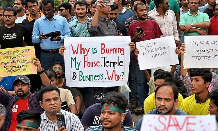ಬಾಂಗ್ಲಾದಲ್ಲಿ ಹಿಂದೂಗಳಿಗೆ ಪ್ರತ್ಯೇಕ ಬೂತ್‌ಗೆ ಬೇಡಿಕೆ 