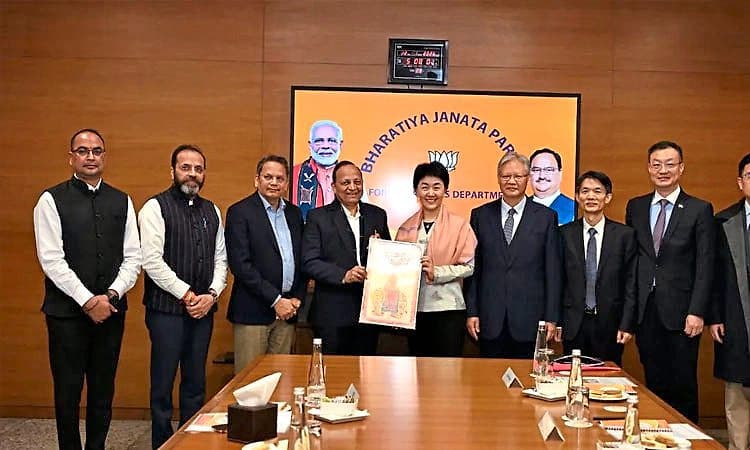 ಬಿಜೆಪಿ, ಆರೆಸ್ಸೆಸ್‌ ಕಚೇರಿಗಳಿಗೆ ಚೀನಾ ಕಮ್ಯೂನಿಸ್ಟ್‌ ನಿಯೋಗ ಭೇಟಿ: ವಿವಾದ