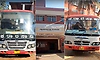 KSRTC buses seized in Channarayapatna over delay in accident compensation payment