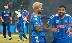 T20 World Cup: ನಮೀಬಿಯಾ ವಿರುದ್ಧ  ಟೀಮ್‌ ಇಂಡಿಯಾ ನಲಿದಾಟ