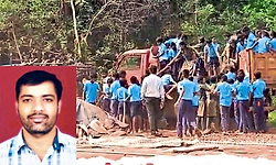 ಪಿಕಪ್‌, ಟಿಪ್ಪರ್‌ನಲ್ಲಿ ಶಾಲಾ ಮಕ್ಕಳ ಪ್ರವಾಸ: ಪ್ರಭಾರ ಮುಖ್ಯ ಶಿಕ್ಷಕ ಅಮಾನತು