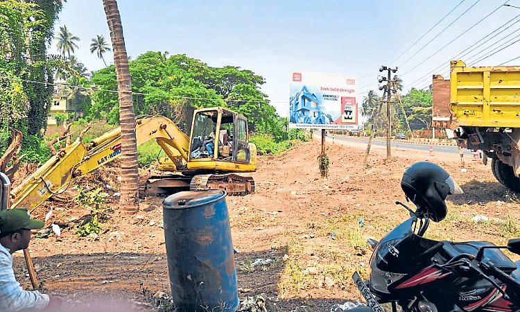 ಬಪ್ಪನಾಡು ಸರ್ವಿಸ್‌ ರಸ್ತೆ ಕಾಮಗಾರಿ ಆರಂಭ