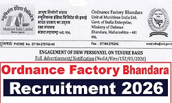 Recruitment 2026: ಆರ್ಡ್‌ ನೆನ್ಸ್‌ ಫ್ಯಾಕ್ಟರಿ ಬಾಂದ್ರಾ- 400 ಹುದ್ದೆಗಳಿಗೆ ಅರ್ಜಿ ಆಹ್ವಾನ