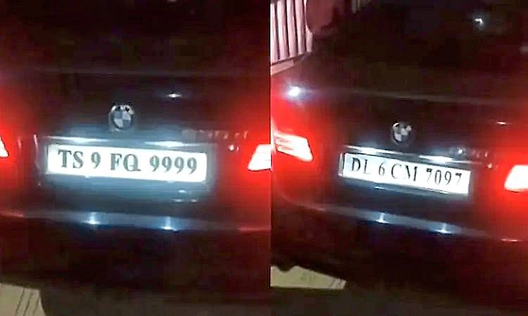Excessive alcohol consumption: Doctor changes car number plate in cinematic style!