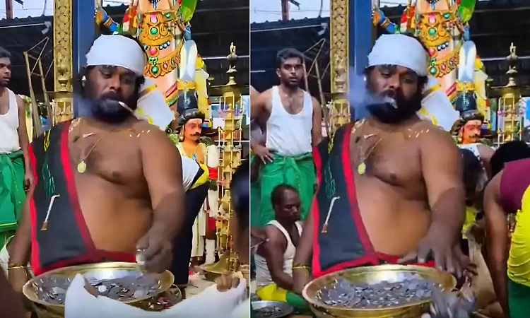 Viral Video: ಭಕ್ತರಿಗೆ ಪ್ರಸಾದವಾಗಿ ಹಣವನ್ನು ನೀಡುವ ದೇವಾಲಯ!