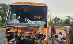 2 pilgrims killed, 36 injured as two roadways buses collide in UP's Kasganj