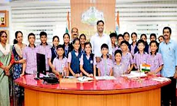 ಕಾಸರಗೋಡು: ನಮಸ್ತೇ ಕಲೆಕ್ಟರ್‌ ಕಾರ್ಯಕ್ರಮದಲ್ಲಿ ಡಿಸಿಗೆ ಮಕ್ಕಳ ಸವಾಲು