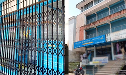 Theft attempt suspected at Canara Bank branch in Farangipete