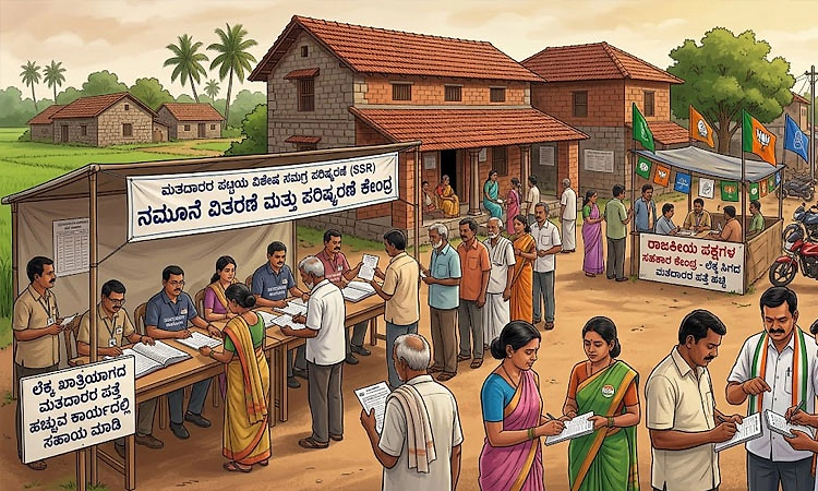 ಲೆಕ್ಕಕ್ಕೆ ಸಿಗದ 9.37 ಲಕ್ಷ ಮಂದಿ: ರಾಜಕೀಯ ಪಕ್ಷಗಳ ಹೆಗಲಿಗೆ ‘ಮಿನಿ ಎಸ್ಐಆರ್’?