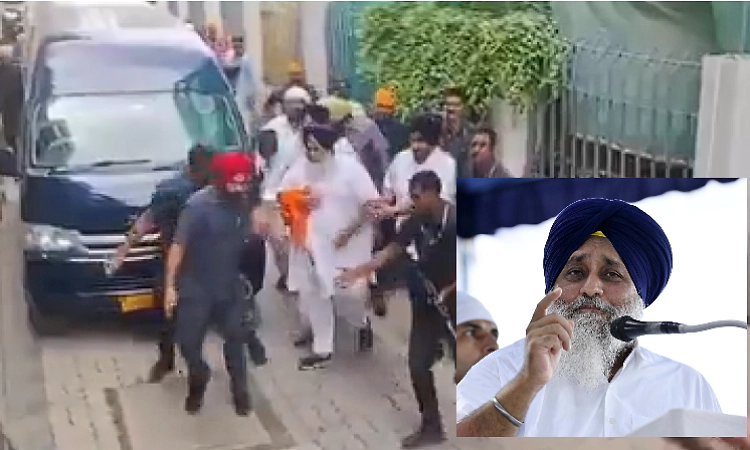 Akali Dal chief Sukhbir Singh Badal attacked in Nanded
