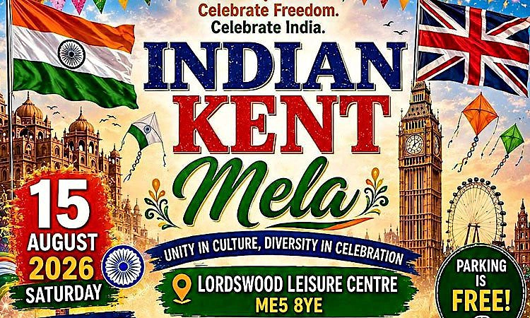 ಕೆಂಟ್‌ನಲ್ಲಿ ಆಗಸ್ಟ್ 15ರಂದು ಇಂಡಿಯನ್ ಕೆಂಟ್ ಮೇಳ... ಸಾರ್ವಜನಿಕರಿಗೆ ಉಚಿತ ಪ್ರವೇಶ