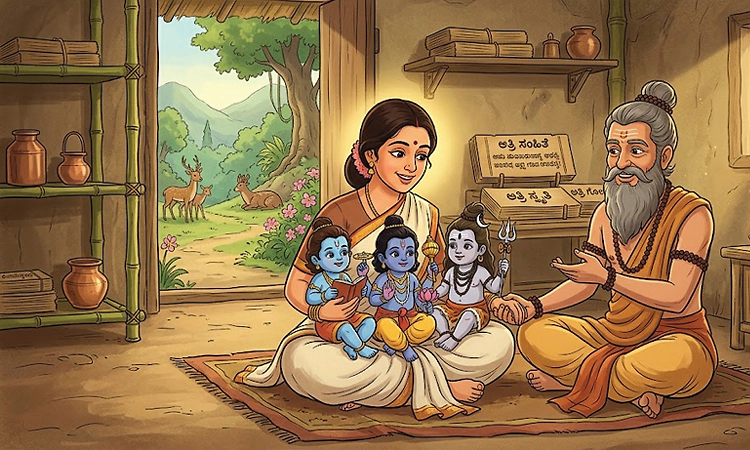 Kids Story: ಅನುಸೂಯಳ ಪವಿತ್ರತೆ