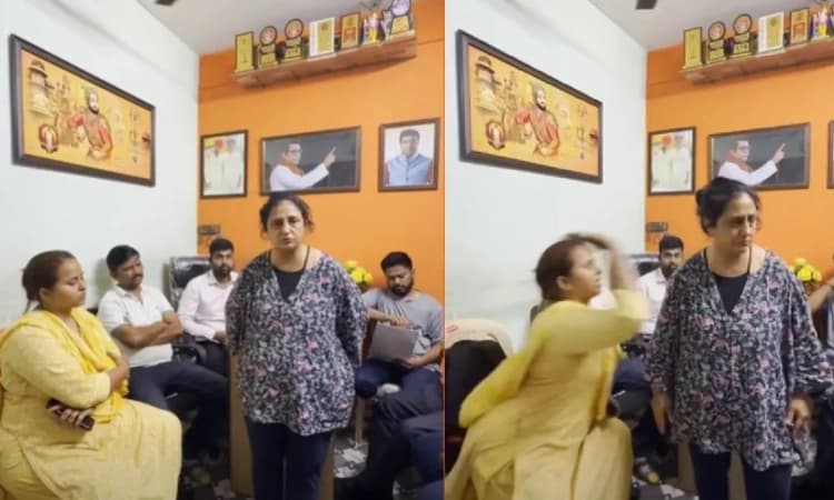 MNS functionary slaps woman over remark about Marathi; video surfaces on social media