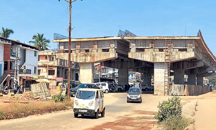 Toll plaza construction in full swing on NH-169 while road work remains incomplete