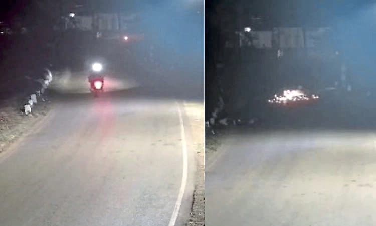 Young woman seriously injured in two-wheeler collision near Ripponpete in Shivamogga district