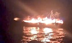 Mangaluru: ಮೀನುಗಾರಿಕೆಗೆ ತೆರಳಿದ್ದ ಬೋಟ್ ಬೆಂಕಿಗೆ ಆಹುತಿ