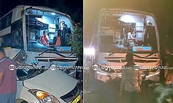 Four killed, two critically injured in head-on collision between KSRTC bus and car near Teerthahalli