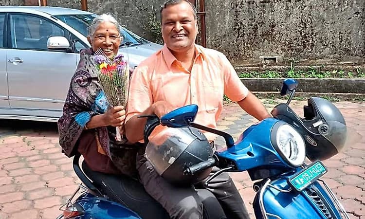 Madikeri: Son travels across the country on a scooter to fulfil his mother’s wish