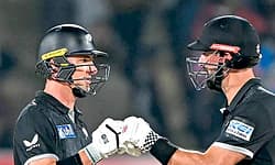 ರಾಹುಲ್‌, ಮಿಚೆಲ್‌ ಶತಕದ ಮೇಲಾಟ: ನ್ಯೂಜಿಲ್ಯಾಂಡ್‌ ಜಯ; ಸರಣಿ 1-1  