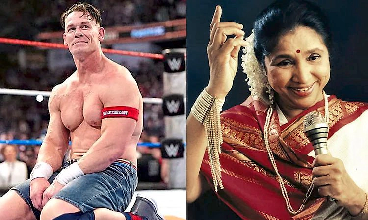 ಗಾನ ಕೋಗಿಲೆ ಆಶಾ ಭೋಸ್ಲೆ ನಿಧನಕ್ಕೆ ಜಾನ್ ಸೀನಾರಿಂದ ಭಾವಪೂರ್ಣ ಶ್ರದ್ಧಾಂಜಲಿ