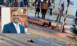 Shimoga: ರಸ್ತೆ ದಾಟುತ್ತಿದ್ದಾಗ ಬೈಕ್‌ ಡಿಕ್ಕಿ: ಪಾಲಿಕೆ ನೌಕರ ಸಾವು