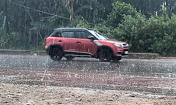 ತೀರ್ಥಹಳ್ಳಿಯಲ್ಲಿ ಗುಡುಗು ಸಹಿತ ಆಲಿಕಲ್ಲು ಮಳೆ