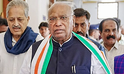 Kharge thanks Cong party, Karnataka people on RS election