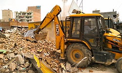 Demolition drive near PM's residence removes three slum clusters after HC order