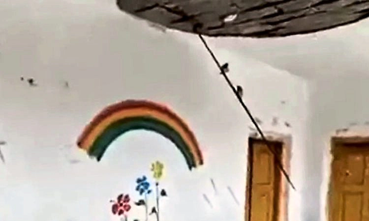 Kalaburagi: ಮತ್ತೊಂದು ಶಾಲಾ ಮೇಲ್ಛಾವಣಿ ಕುಸಿತ