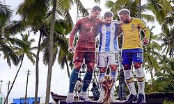 ತೆಂಗಿನ ತೋಪಿನಲ್ಲಿ ಫುಟ್ಬಾಲ್ ಸ್ಟಾರ್ಸ್!  