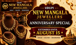 Udupi: New Mangala Jewellers anniversary offers extended until August 15