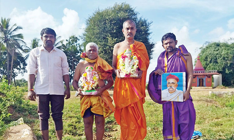 ಬೆಳಿಗ್ಗೆ ಪ್ರತಿಷ್ಠಾಪನೆ, ಮಧ್ಯಾಹ್ನ ವಿಸರ್ಜನೆ!: ಭೋಗೇನಾಗರಕೊಪ್ಪದಲ್ಲಿ ಅಪರೂಪದ ಆಚರಣೆ