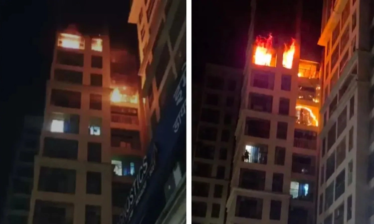 Two women dead after fire breaks out in multi-storey Palghar building
