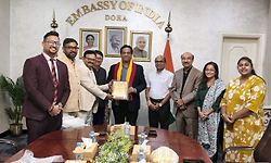 ಕರ್ನಾಟಕ ಸಂಘ ಕತಾರ್‌ - ಉಪ ರಾಯಭಾರ ಮುಖ್ಯಸ್ಥ ಸಂದೀಪ್‌ ಕುಮಾರ್‌  ಬೀಳ್ಕೊಡುಗೆ