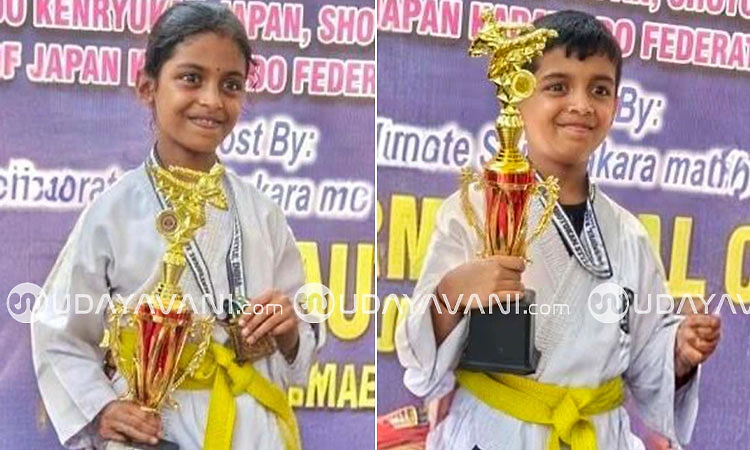 Shirva: ಅವಳಿ ಮಕ್ಕಳಿಗೆ ಕರಾಟೆಯಲ್ಲಿ ಚಿನ್ನ, ಬೆಳ್ಳಿಯ ಪದಕ