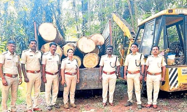 Sullia: ಅರಣ್ಯಾಧಿಕಾರಿಗಳ ಕಾರ್ಯಾಚರಣೆ: ಮರ ಸಾಗಾಟ ಪತ್ತೆ