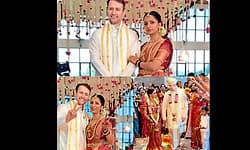 ಹಾಸನ: ಇಂಗ್ಲೆಂಡ್ ವರ, ಬೇಲೂರು ವಧು ವಿವಾಹ