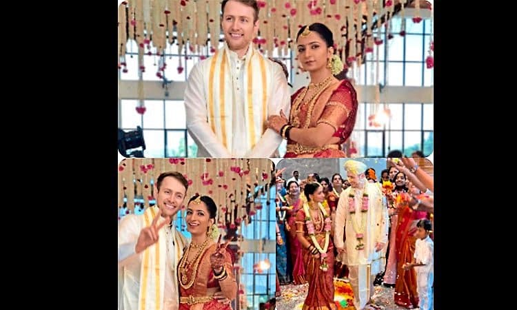 ಹಾಸನ: ಇಂಗ್ಲೆಂಡ್ ವರ, ಬೇಲೂರು ವಧು ವಿವಾಹ